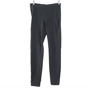 J. CREW Ponte Leggings Size 4 Gray Thick Knit Pants Career Casual Excellent!